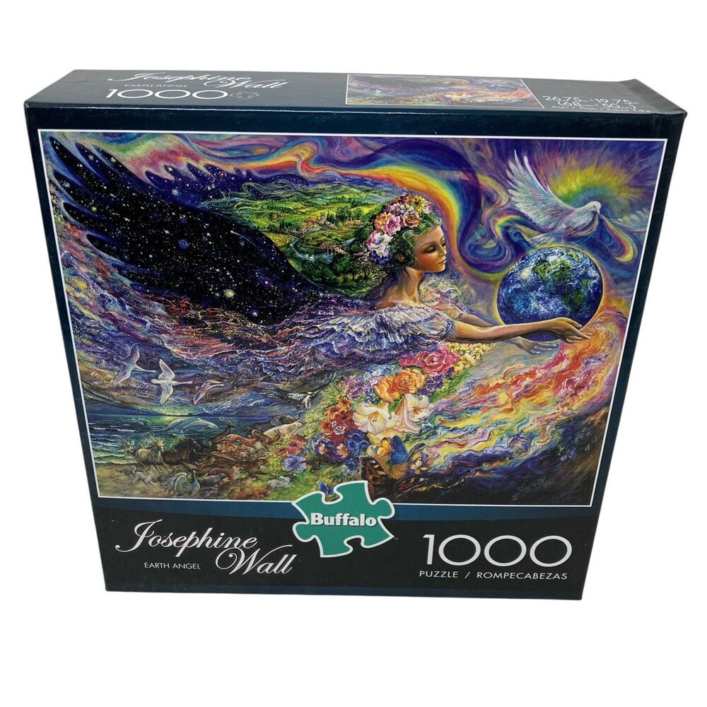 Buffalo Games Jigsaw Puzzle Josephine Wall Earth Angel 1000 Piece Fantasy Art